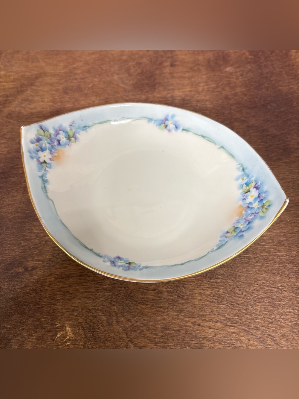 The Buchanan Studio Indianapolis Hand Painted Floral Porcelain Plate